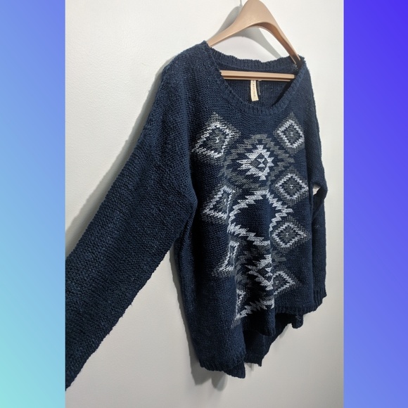 Anthropologie My Beloved Southwest Design Sweater - Picture 3 of 5